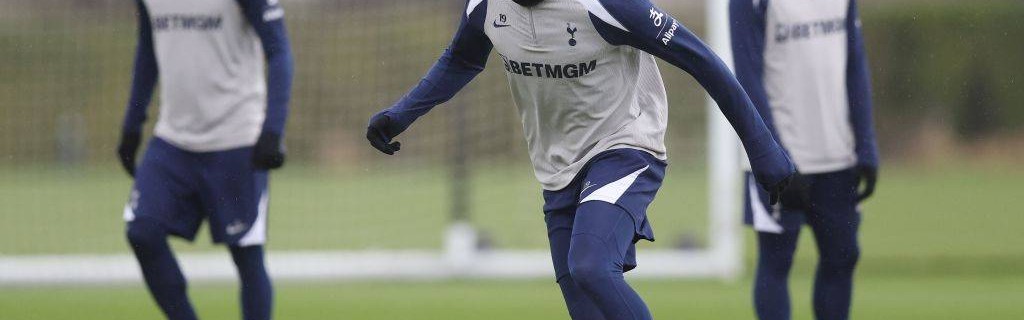 英超球队热刺训练备战比赛