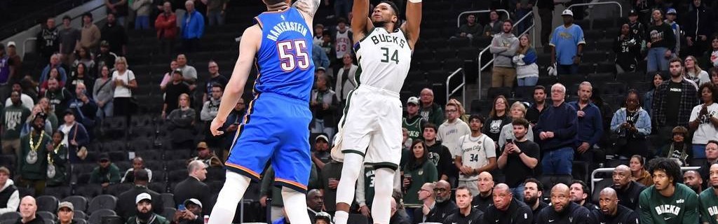 季前赛-SGA23分字母哥16+7 雷霆击败雄鹿