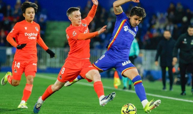 2-1,24岁日本球星闪耀西甲：精确制导，率队绝杀赫塔费，终结5轮不胜