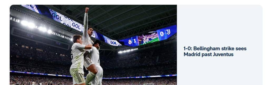 “贝皇”一击制胜 “银河战舰”欧冠力擒“老妇人”